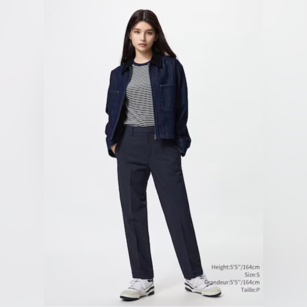 Uniqlo- Women's Grey checkered pant